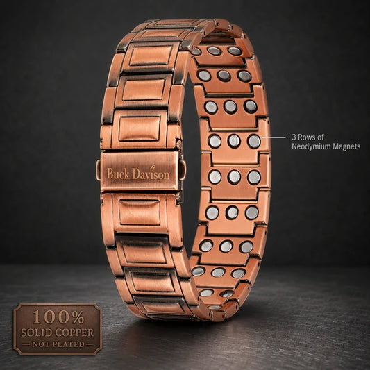 Solid Copper Magnetic Bracelet