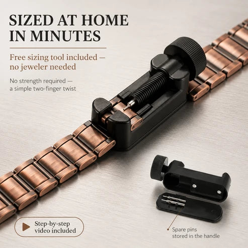 Solid Copper Magnetic Bracelet