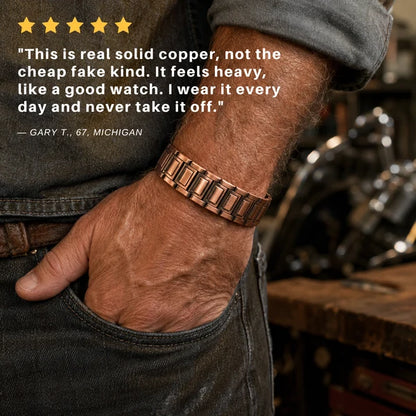 Solid Copper Magnetic Bracelet